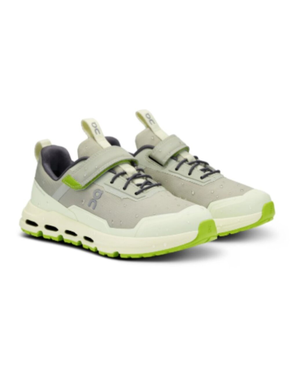 On Cloudhero Chalk / Seedling Waterproof Running Shoes - Kid's 3, worn 1X!